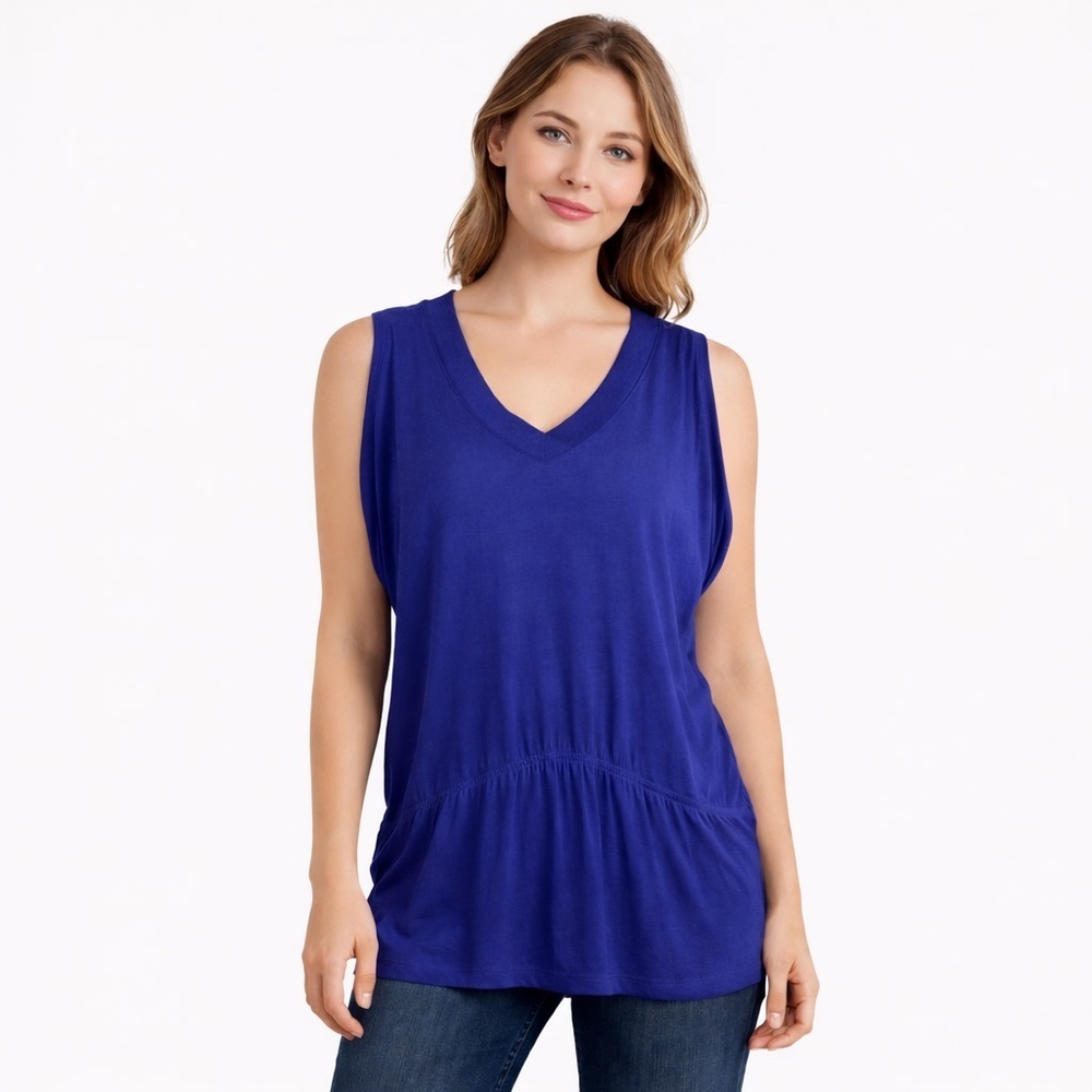 Derek Lam blouse Purple Sleeveless Dolman Sleeve Size 6